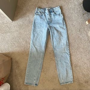 Abercrombie 90s Ultra High Rise Straight Jeans